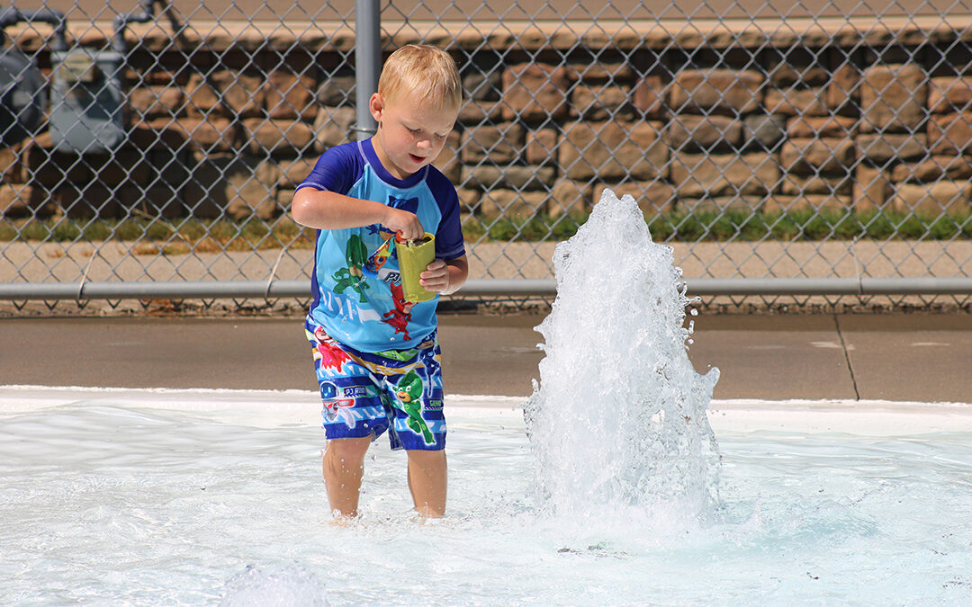 Beating the heat at the pool