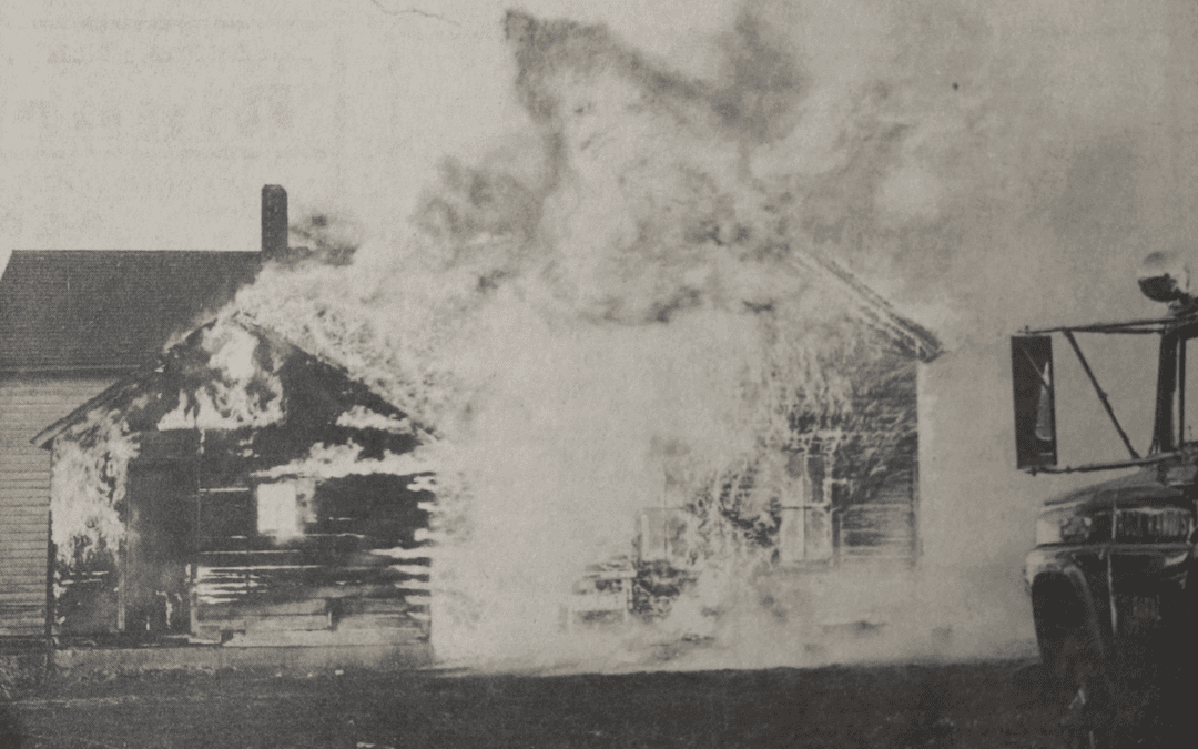 Firemen Burn House